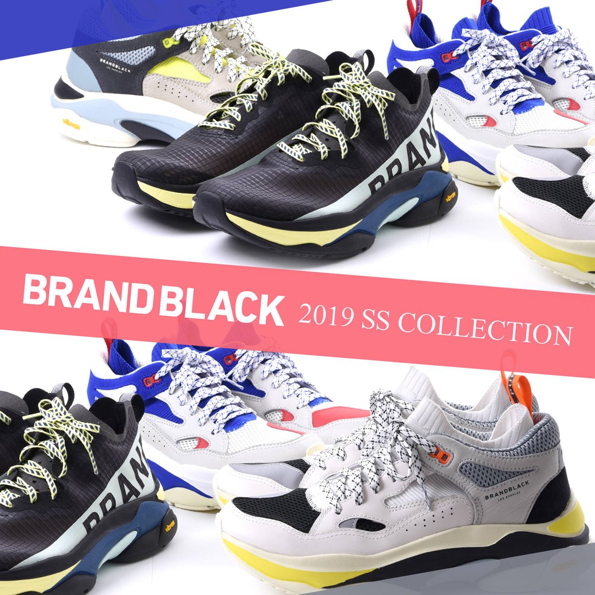 定価61800円 タグ付 BRANDBLACK ブランドブラック スニーカー靴
