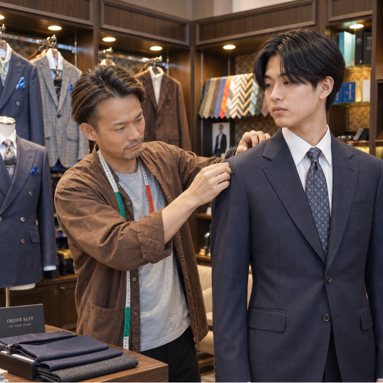 成人式 スーツ サイズ感 メンズ